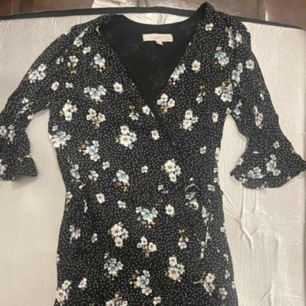 Ann Taylor Wrap Romper